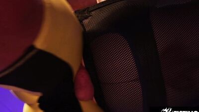 Chained Hunk Ethan Sinns Zapped & Pounded Bareback by Sumner Blayne’s Massive Meat