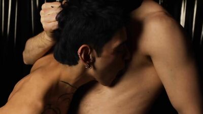 Inked Bottom Cyber Twink Barebacked By Hairy Drty NYC Man