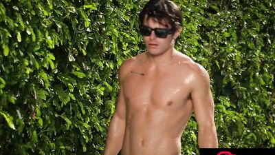 FalconStudios - Big Dicked Jock Barebacks Hot Twink By The Summer Time Pool