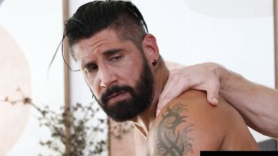 Bearded Lovers Justin & Johnny Get Raw and Sticky in a Table-Topping Romp - RagingStallion