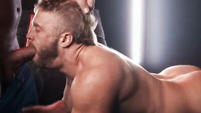MEN - Chuck Conrad Grips Mateo Tomas In His Powerful Arms And He Leads Him To His Cock