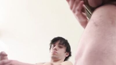 StraightNakedThugs: Chad Turner Wanks His Dick Until He Shoots Big Load
