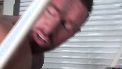 Michael Romans creampie in black socks P2