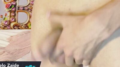 Angelo Zaide on Flirt4Free - Horny College Twink Jerks His Big Cock Until He Explodes