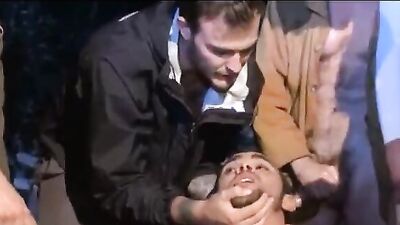Christian Wilde screams while getting brutally spanked & gangbanged by big cocks