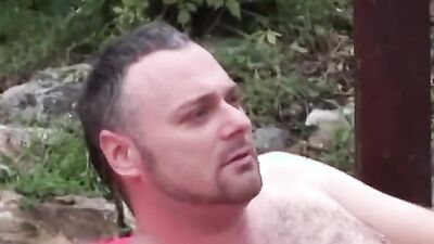 Silver Fox joins in on a wild gangbang with her friends