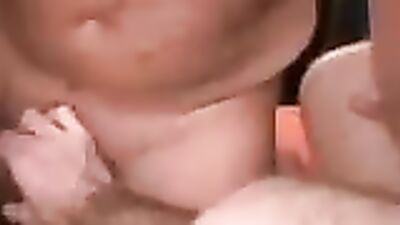 Wild bareback gangbang with a hot, bisexual babe