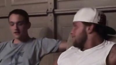 Shawn Fox dominates in a wild bareback gangbang with holes in sight