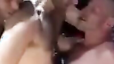 West Village Bar's Epic BB Orgy with Muscle Hunk, Handjob, and Bareback Group