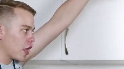 Young slave gets humiliated in wild BDSM games & gets spanked and twinked