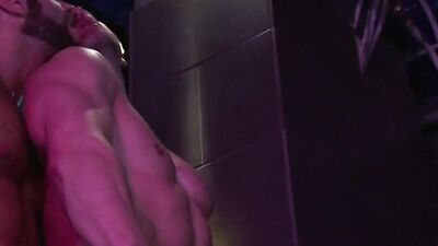 Valentino Medici, Logan Moore, and friends take on Marco, Ivan, and a big hard cock in wild group sex orgy