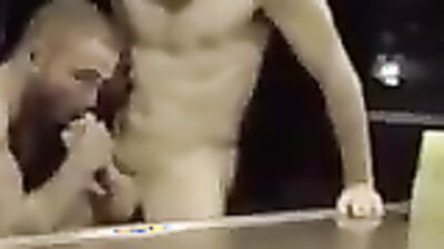 Wild bareback group sex with daddy and his boys in the buttbanging Club