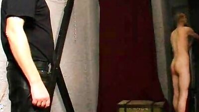 Watch this skinny boy get dominated and pleasured by a group of boys in BDSM action