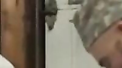 Muscular working stiff gets a group of horny guys to fuck him hard