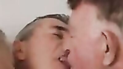 Old friends group together to give an unforgettable handjob to a lucky guy