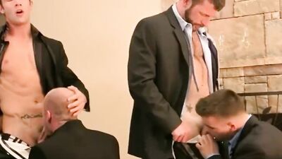 Watch The Bachelor and Chance get down and dirty in a wild group fuck session