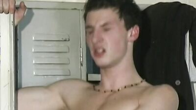 Get off with this vintage group jerk off session with a hot young twink
