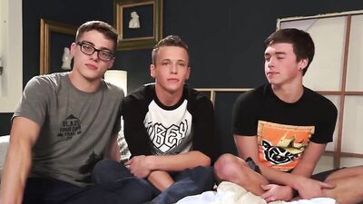 Blake Mitchell, Troy Ryan & Brad Chase group up for wild sex party