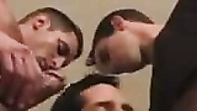 Young American collar guys get wild with Dylan West, Tommy DeLuca, Nick Capra, and Billy Wild in a wild group sex session