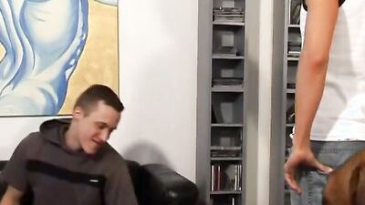 German twink group goes wild with bareback sex and group sex