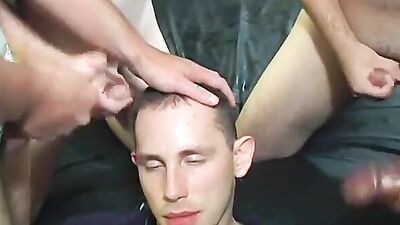 Watch these amateur sports boys get wild in a group sex session