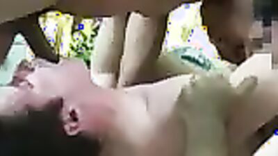 Daddy and his two boys train a young guy's ass for interracial public action