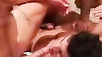 Watch these hung studs take turns pounding each other's asses in wild bareback threesome action