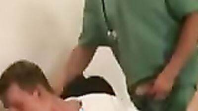 Young patient begs for more as she gets her tight ass drilled in the shower