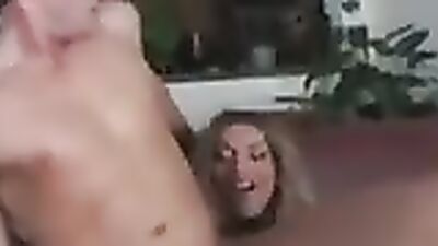 Watch these two hot lesbians go wild in a raw threesome with a big dicked stud