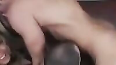 Watch these two hot lesbians go wild in a raw threesome with a big dicked stud