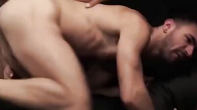 Tyler, Ian & Ben take on raw & rough group sex with some hot bareback action