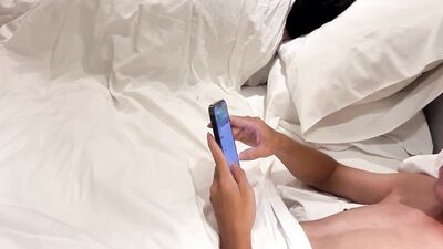 Hot Asian boys get nasty with BF while he's away - chat about threesomes, bareback threesomes, and more!