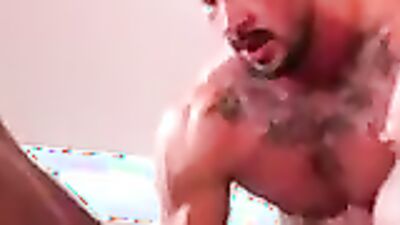 Muscular guys take turns taking raw anal from Dolf, Drew & Rodrigo in wild threesome