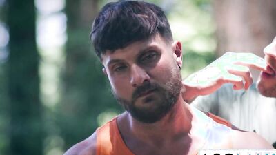 Paul Wagner's massive cock is the loser in a wild, muscle-bound Billionaire fuck fest