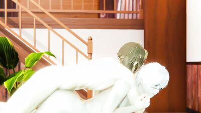 YaoiFemboy gets pounded hard in the floor by a hot Asian chick in a steamy hentai video