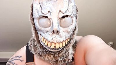 Scary Bunny Halloween BottomPOV ASMR Pounding with a tattooed guy