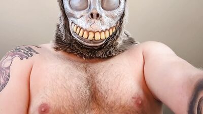 Scary Bunny Halloween BottomPOV ASMR Pounding with a tattooed guy