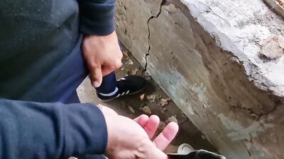 GuyvsFemboy takes on a camp full of big cocks & gets a raw bareback cumshot