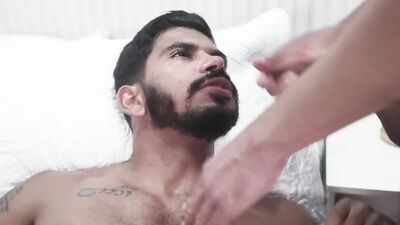 Luan Danttas's raw cock pounds athletic stud Gael's bareback ass in VOYR