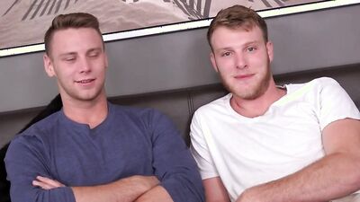 Watch Brandon Bangs Ben Dover Raw and Hard in College Homie Action