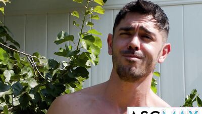 Nico Coopa & Jay Wu take turns deepthroating & riding a big dick in the kitchen