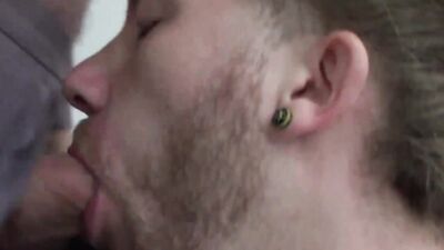 Aussie Killian gets her mouth and tight pussy stuffed by Mason's massive cock