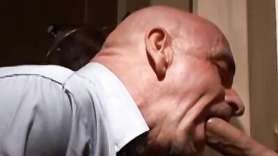 Jonathan Jarrett worships big cocks while others jerk off and blow in wild group sex