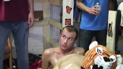 College frat party turns into wild doggy-style with facial finish