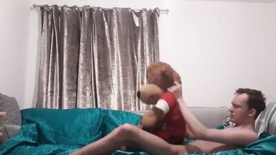 Watch this slim teen get roughed up by her best friend's hung friend while getting fucked raw