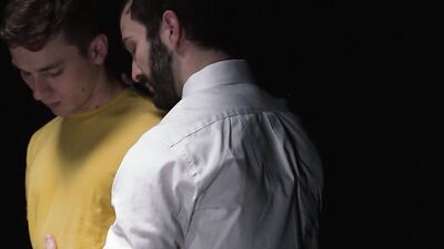 Austin Young seduces Tyler Tanner with his bearded dad and gets a raw ride