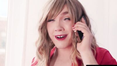 Ezrah Mahomes & Manuel Skye get naked & bareback in lingerie for a wild femboy session