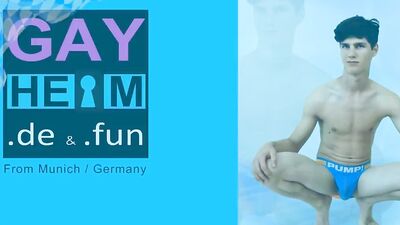 Bareback German twink fisted and fucked by a hot amateur in a reality casting hookup