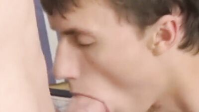 English young boy gets his ass drilled and face splattered with jizz