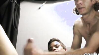 Best friend pounds my ass bareback & fills me up with cum
